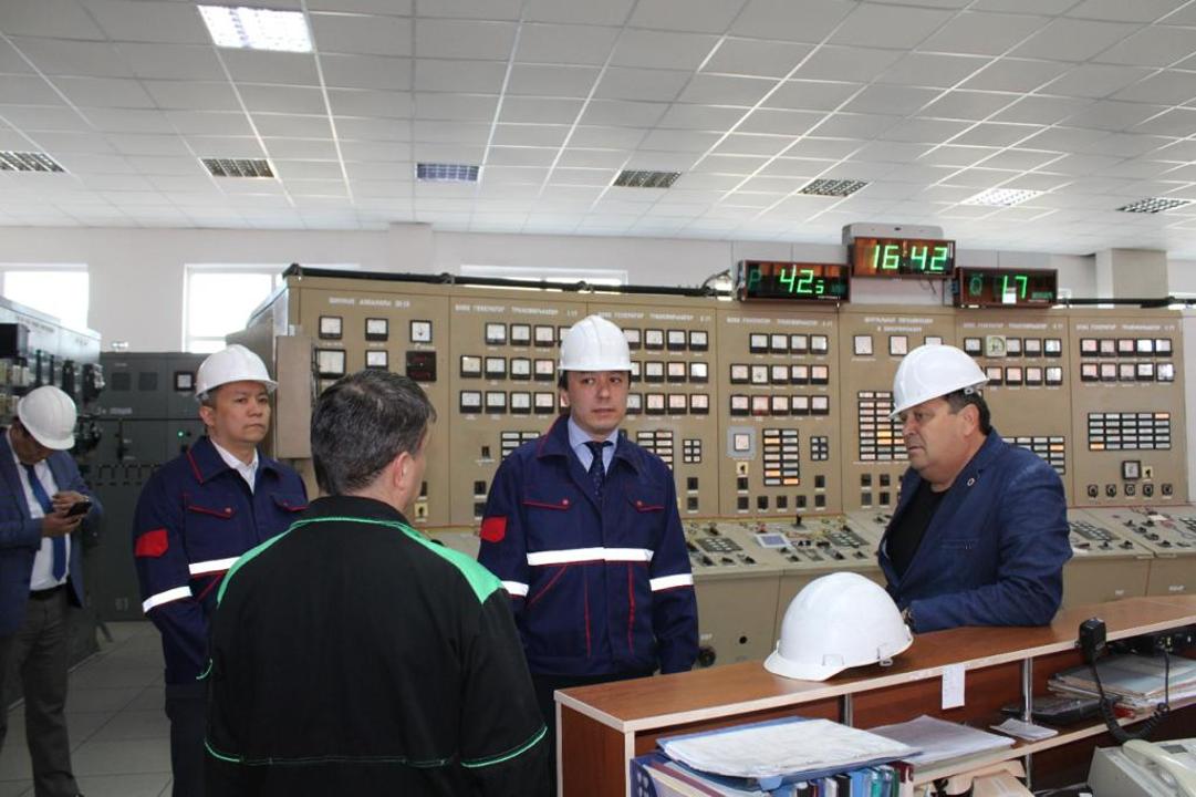Представители министерства энергетики РК посетили Степногорскую ТЭЦ