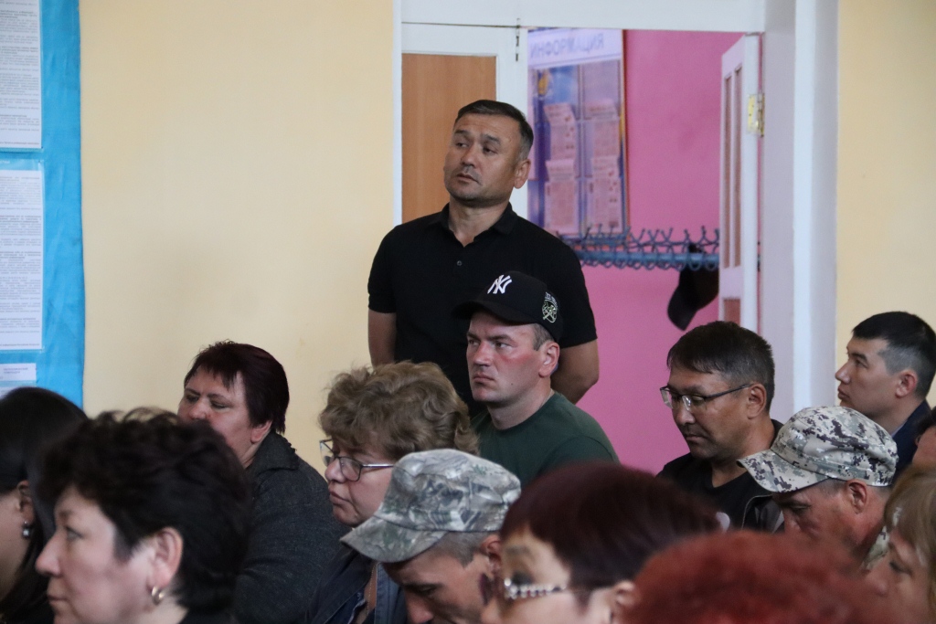 Встреча с жителями села Железное