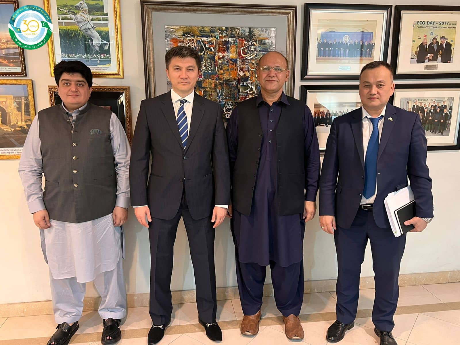 The Ambassador of Kazakhstan to Pakistan met CARs&ECO Division Director General