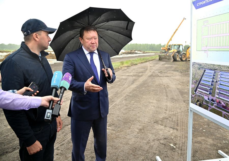 В СКО начато строительство новой птицефабрики