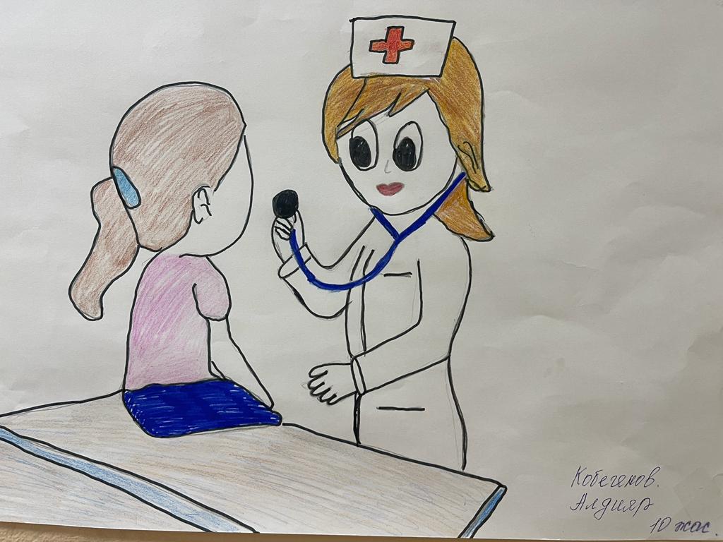Рисунок ко дню медика