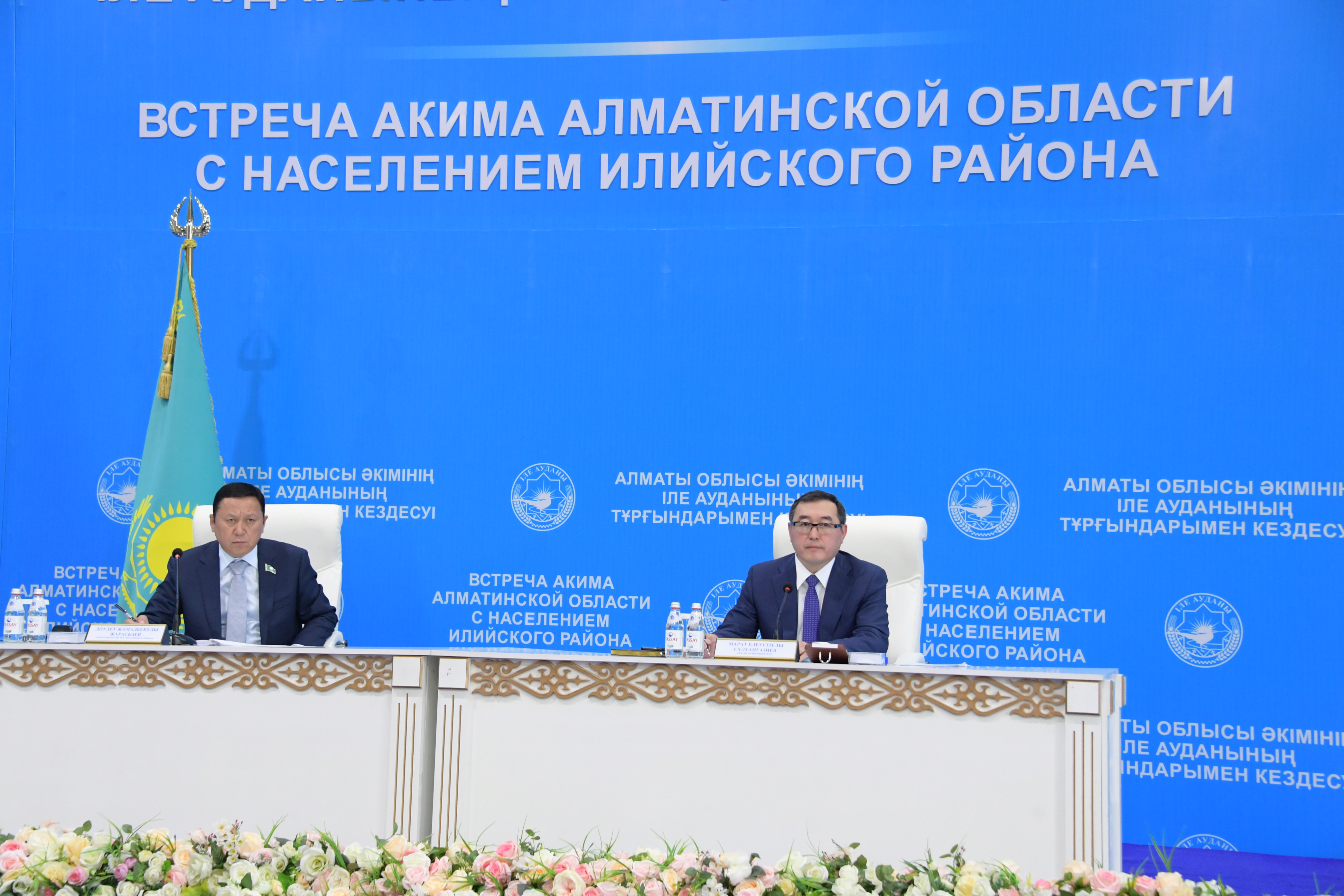 Марат Султангазиев встретился с жителями Илийского района