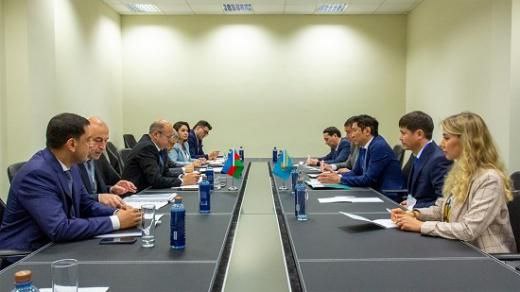 Министры энергетики Казахстана и Азербайджана обсудили вопросы сотрудничества в энергетическом секторе