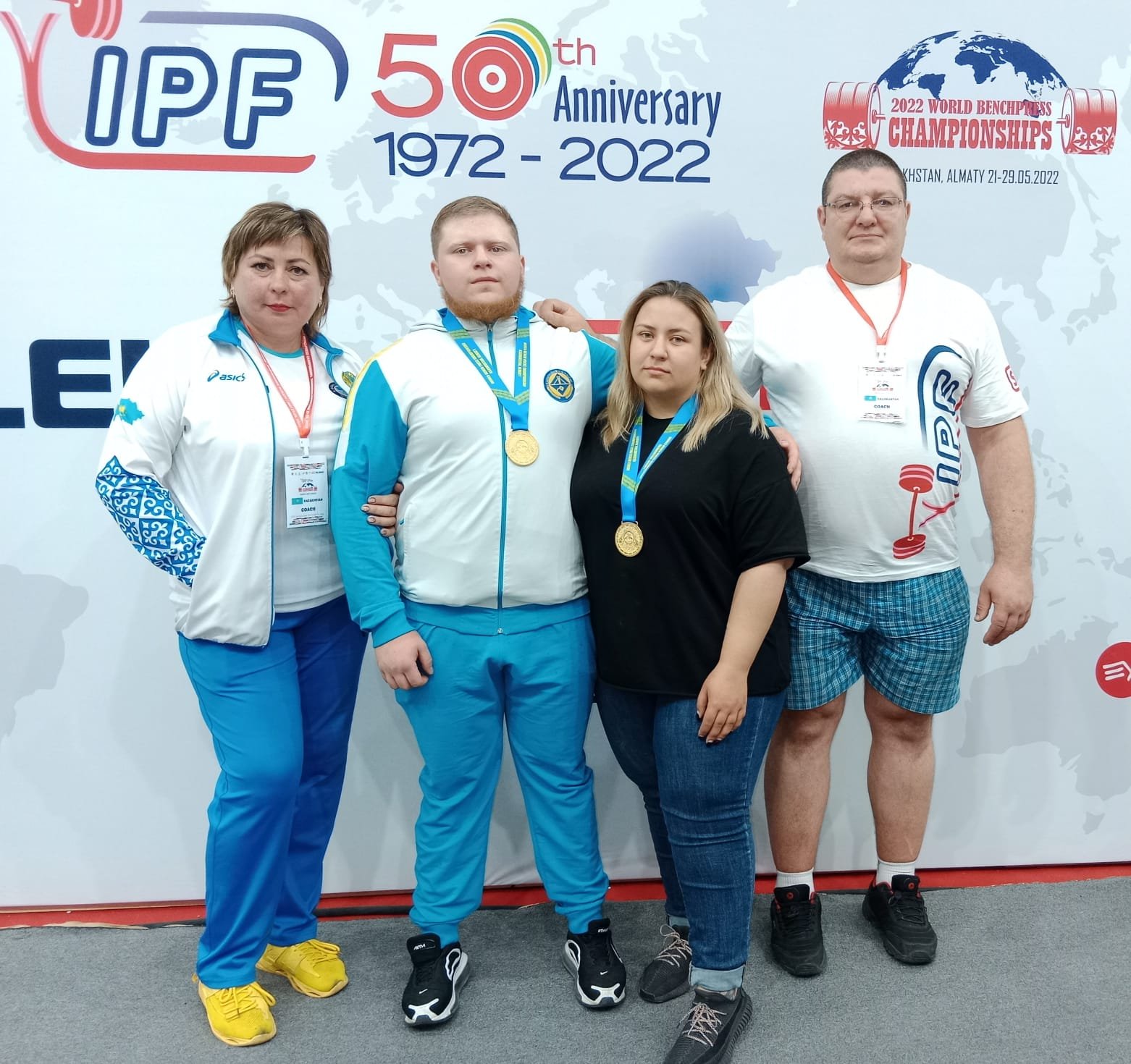 Силачи Карагандинской области выиграли 28 медалей на чемпионате мира по жиму штанги лёжа