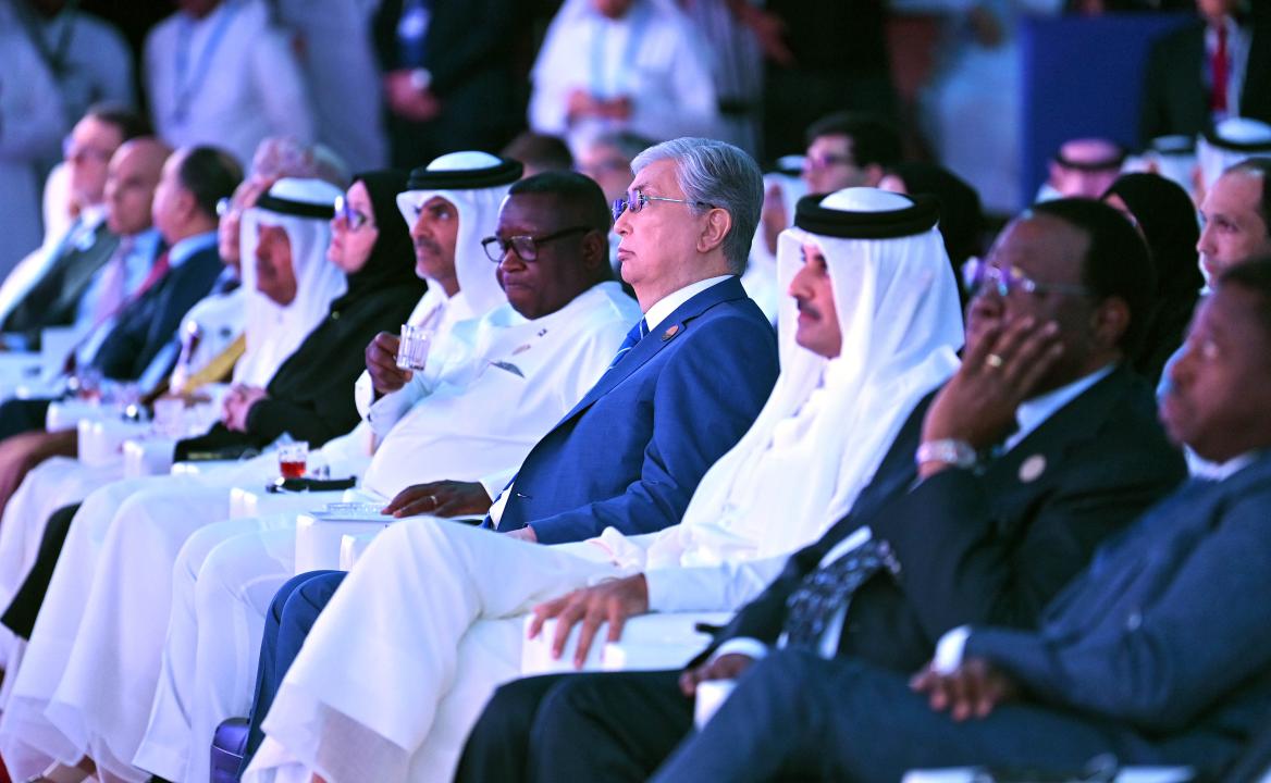 Kazakhstan President takes part in the Opening Ceremony of Qatar Economic Forum