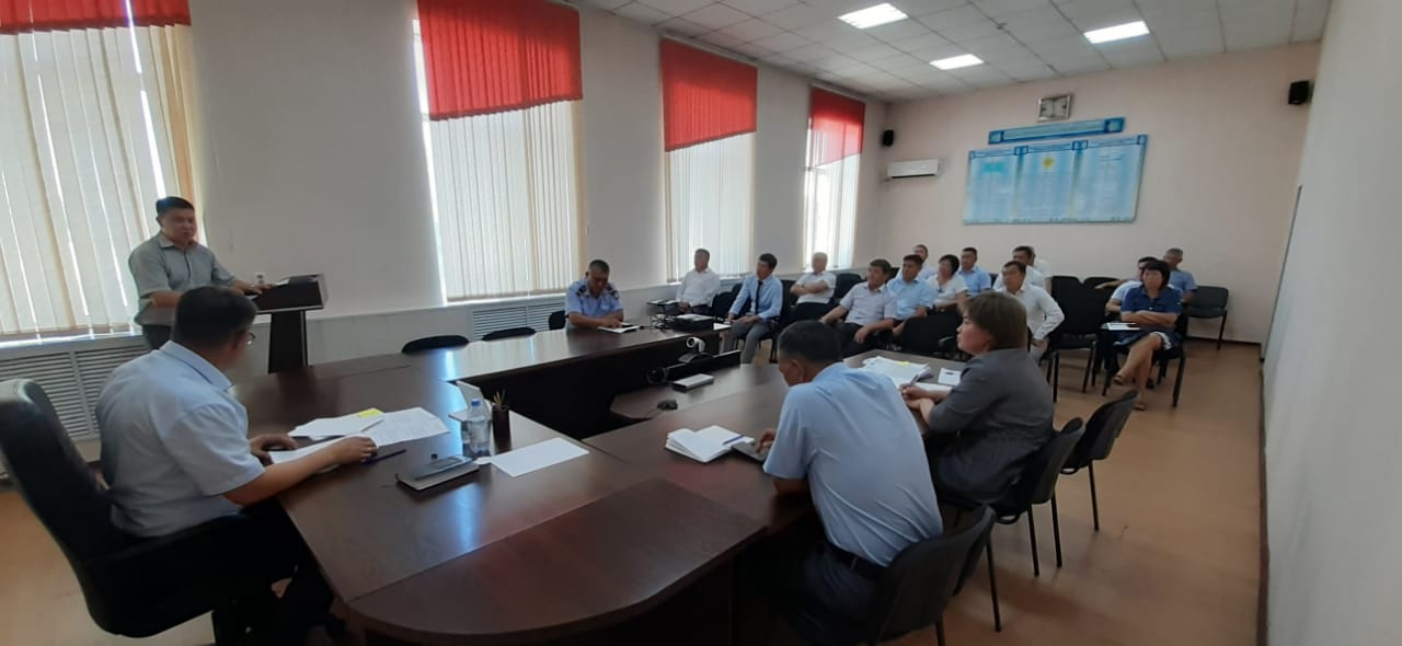 On June 17, 2022, at 11:00 am, a regular meeting of the interdepartmental Commission for crime prevention of Karatal district was held in the small meeting hall of the district akimat (3rd floor) under the chairmanship of Deputy akim of the District K.