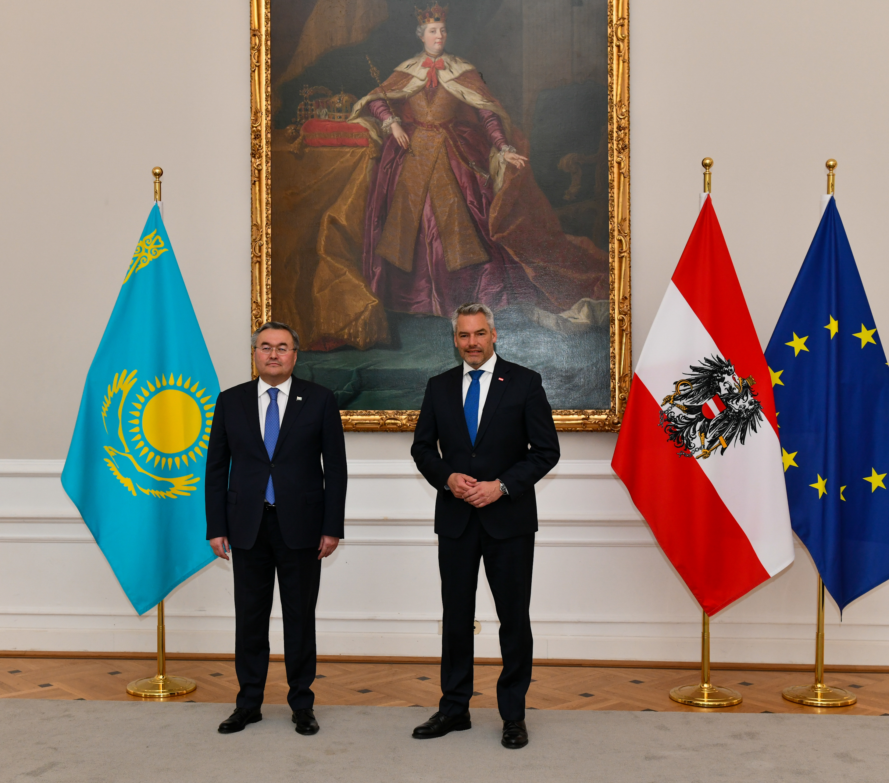 On the meeting of the Kazakh Foreign Minister with the Federal Chancellor of Austria