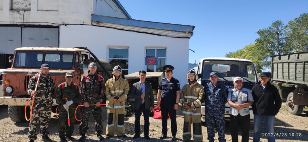 Новый пожарный пост открылся  в Нуринском районе Карагандинской области