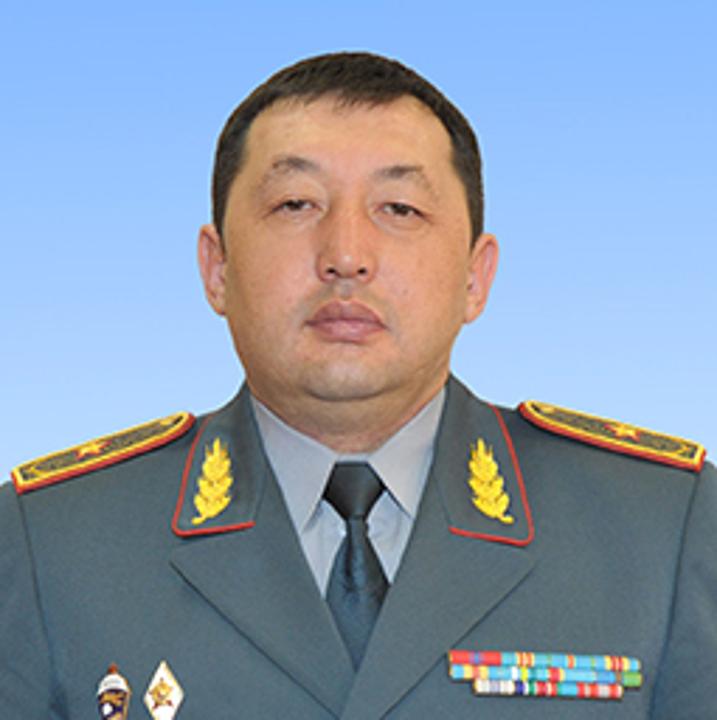 Командующий войсками регионального командования Казахстана «Запад» генерал-майор Оспанов Даулет