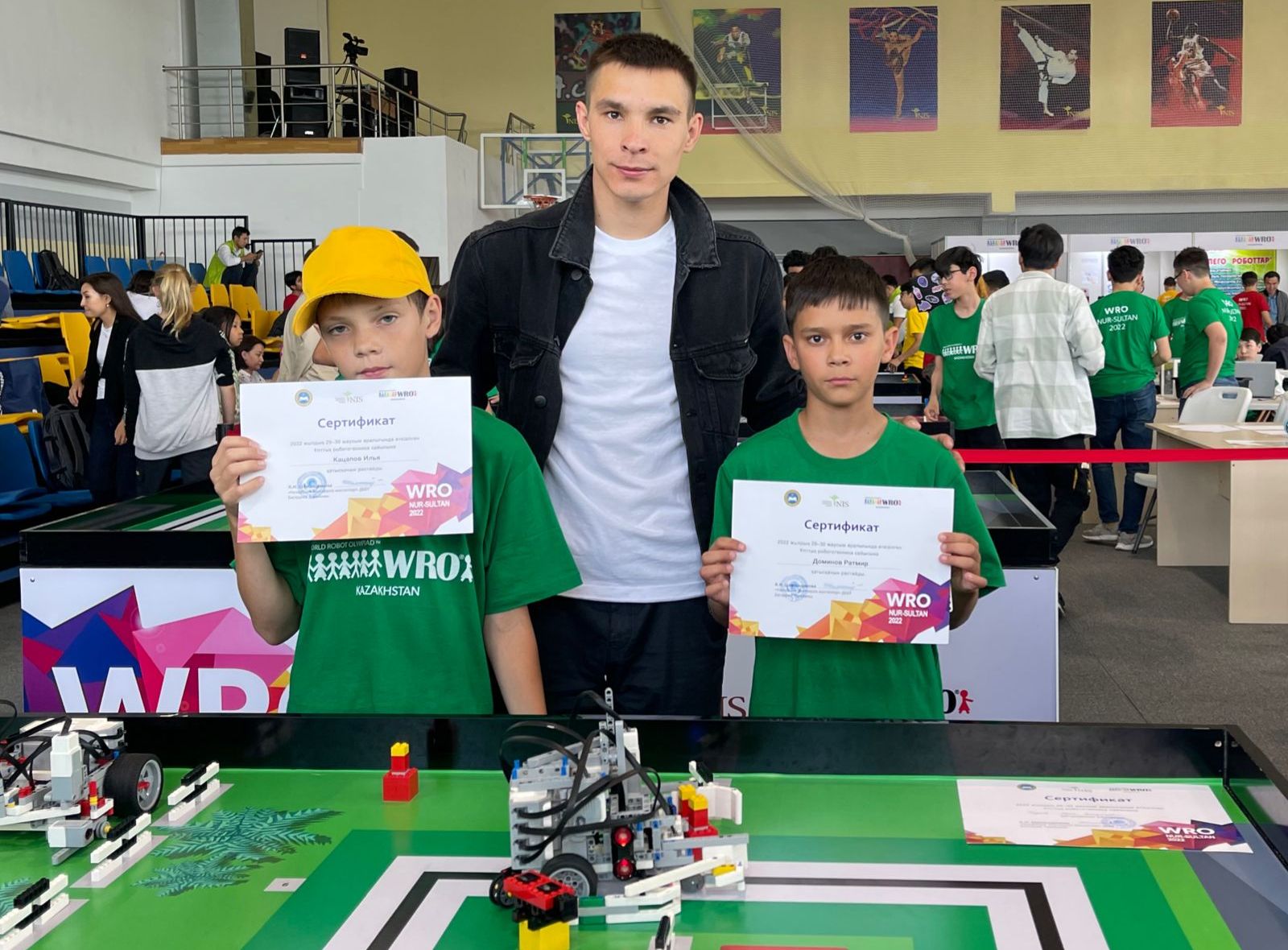 Команда Осакаровского района заняла первое место на республиканской олимпиаде по робототехнике