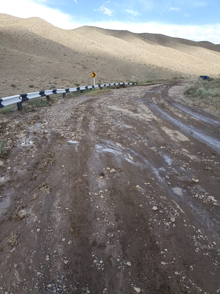 Информация по факту схода грязекаменной массы на автодороге республиканского значения «Аксай-Шонжы»