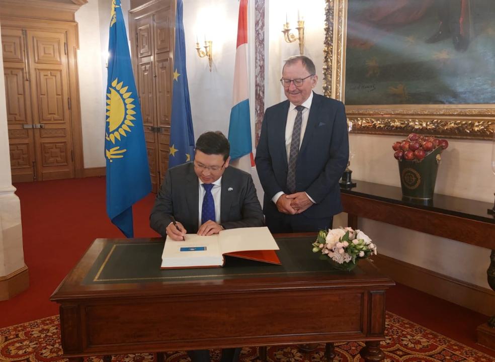 Спикер Парламента Люксембурга высоко оценил политические и экономические преобразования в Казахстане