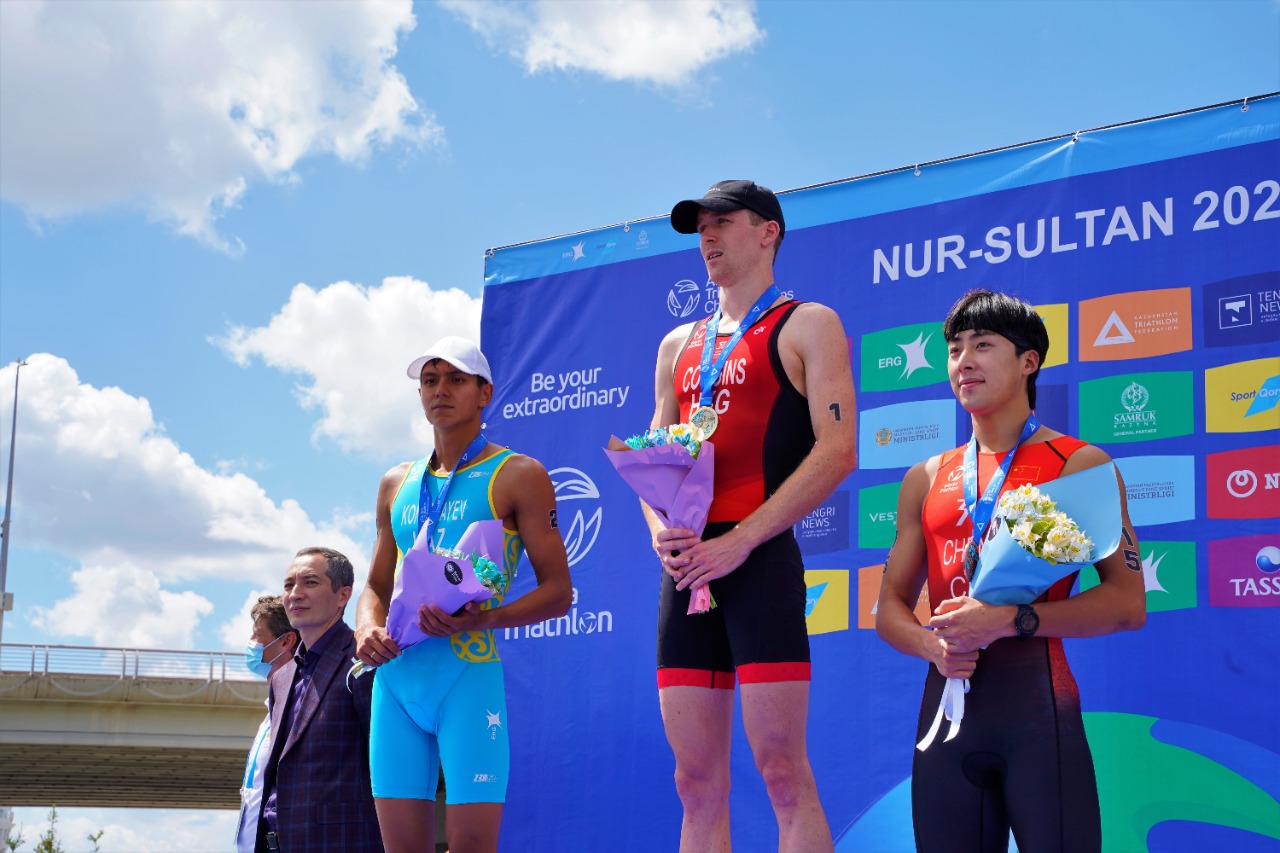 Две медали завоевали казахстанцы на чемпионате Азии по триатлону в Нур-Султане