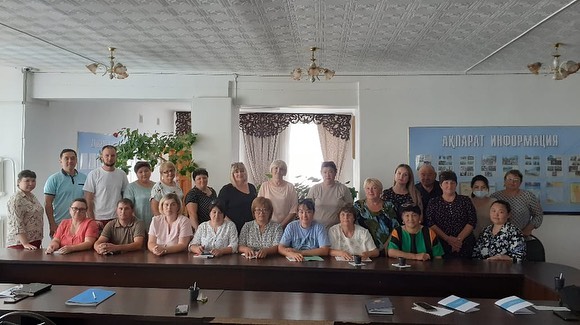 При поддержке ГУ «Управление информации и общественного развития Павлодарской области» ОО «KAISAR-KZ» в Щербактинском районе проведен обучающий семинар – тренинг, направленный на повышение электоральной активности населения.