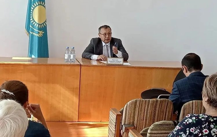 On August 15, 2022, Akim of Borodulikhinsky district A.A.Nurgozhin met with residents of the Petropavlovsk rural district and held a reception