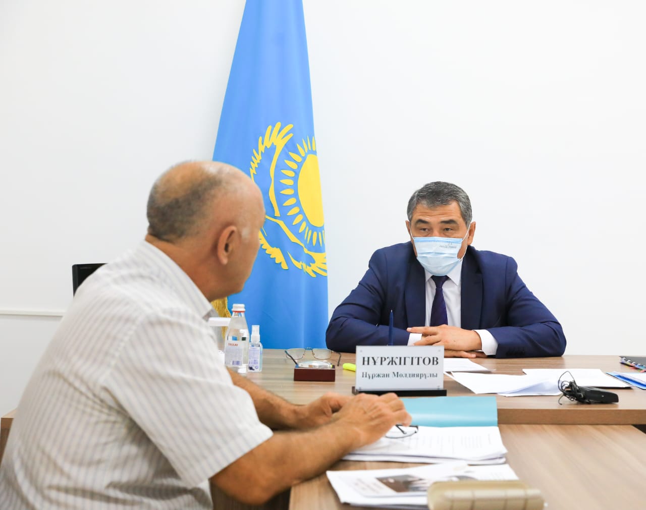 Облыс әкімі азаматтарды жеке мәселелері бойынша қабылдады