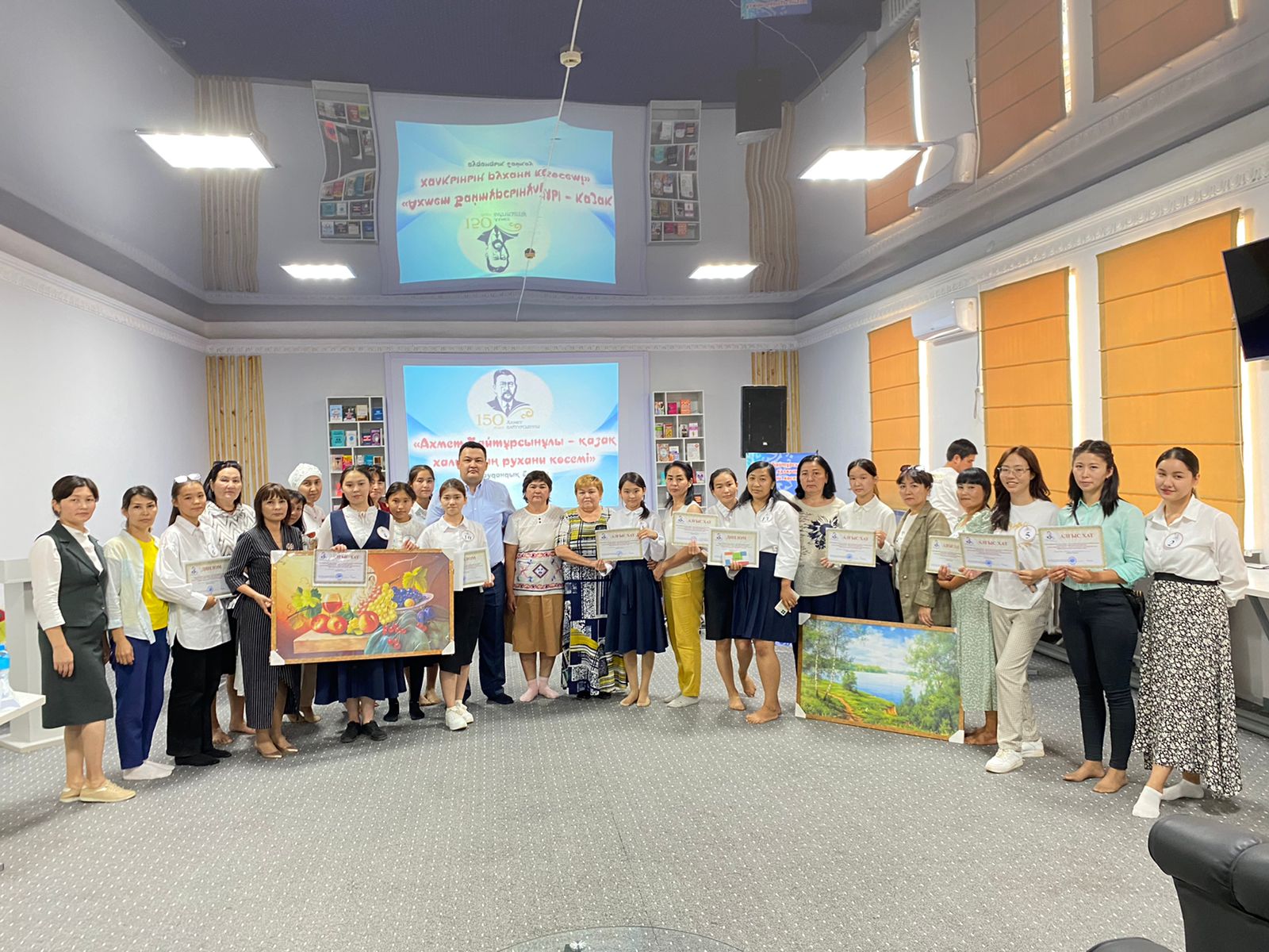 Ахмет Байтұрсыновтың 150 жылдығына орай аудандық мәнерлеп оқу сайысы өткізілді