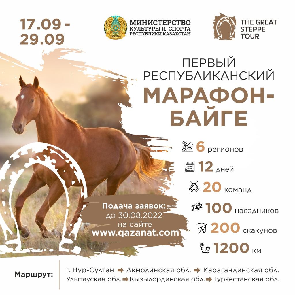 Даурен Абаев: Призовой фонд первого конного марафона 65 млн тенге