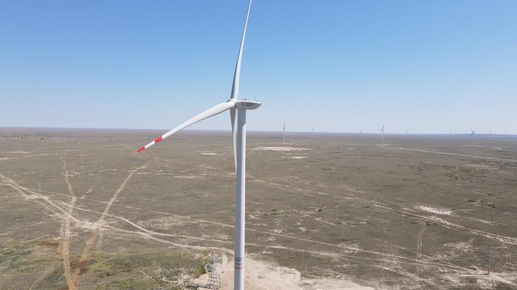 В области Абай введена в эксплуатацию  ветровая электростанция мощностью 100 МВт