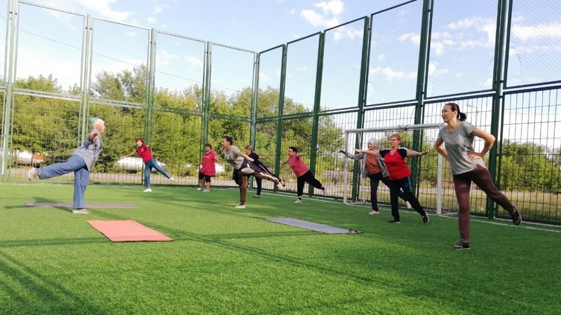 Жителей Карагандинской области приобщают к спорту