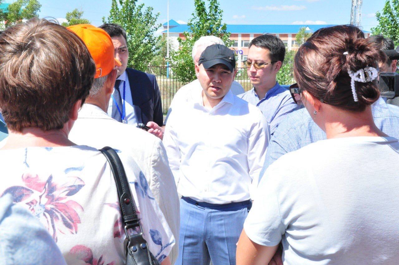 Министр нацэкономики встретился с жителями Мартукского района Актюбинской области
