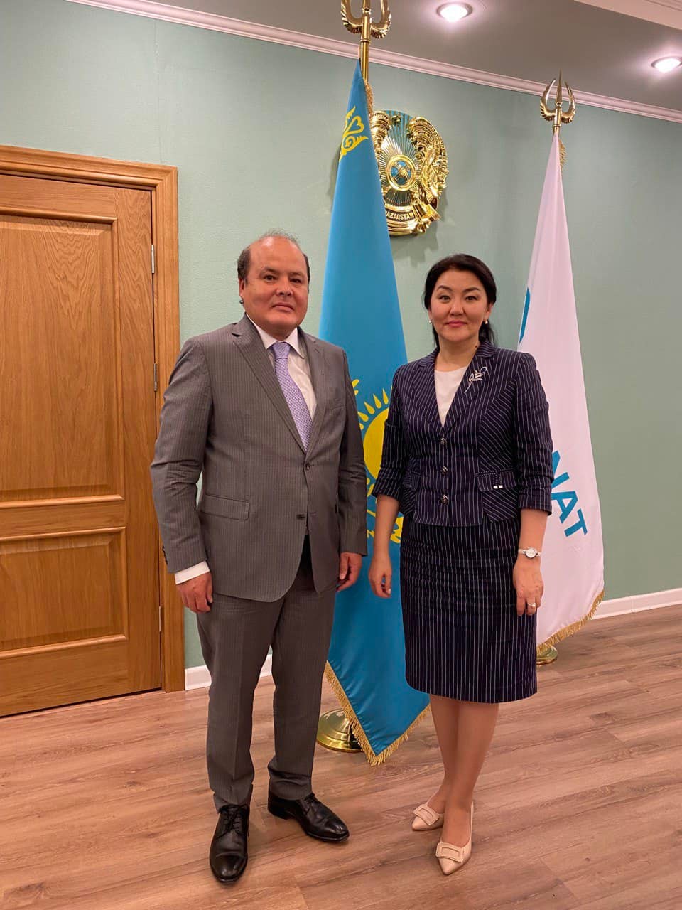 אודות פגישתו של שגריר קזחסטן בישראל עם שרת הבריאות של רפובליקת קזחסטן
