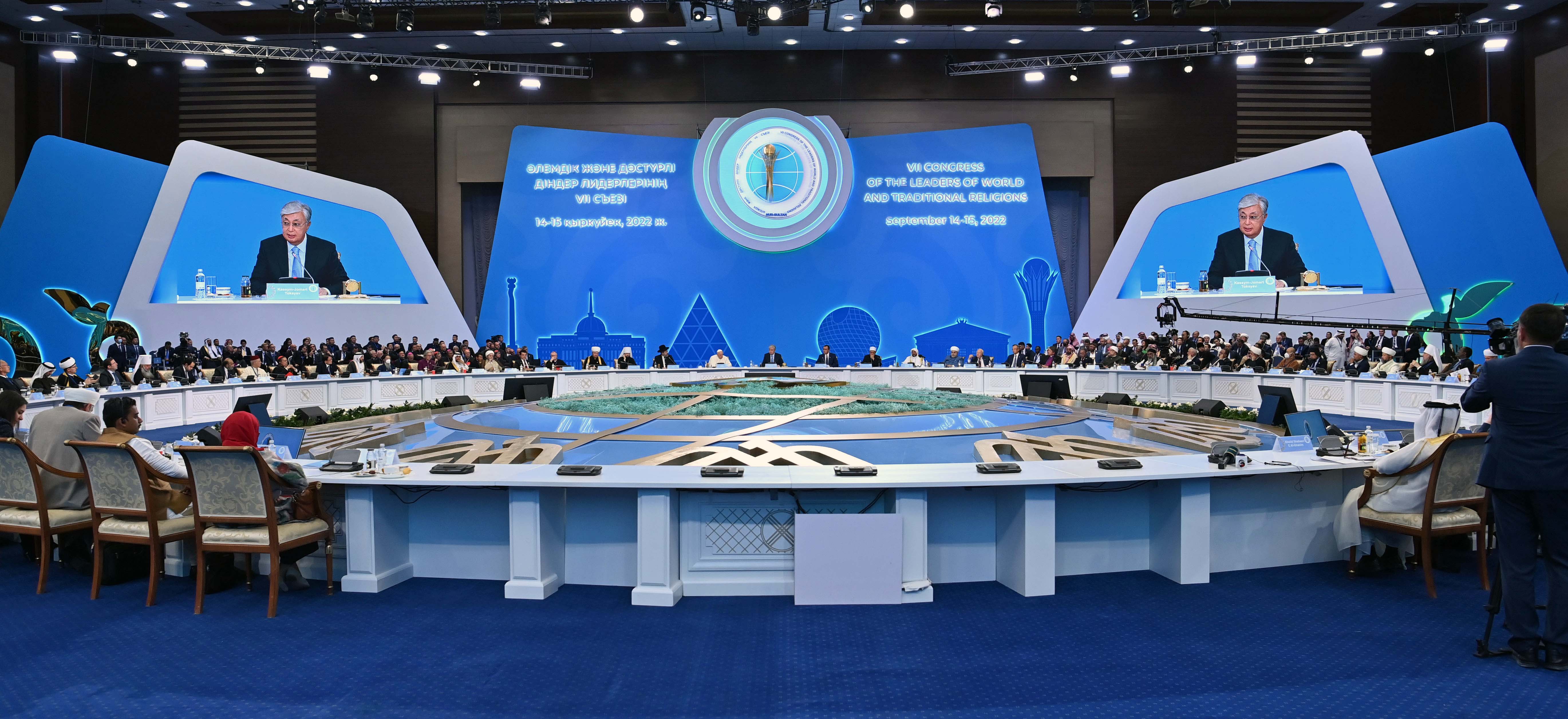 President Kassym-Jomart Tokayev participated in the closing ceremony of the VII Congress of Leaders of World and Traditional Religions