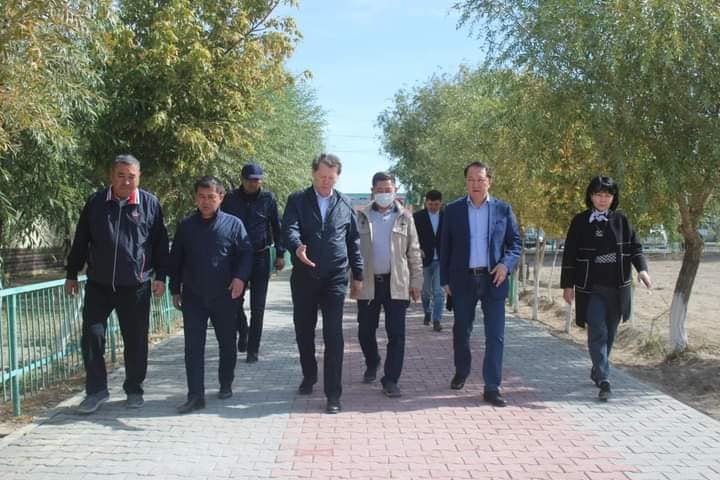 Заместитель акима области Мархабат Жайымбетов посетил Кармакшинский район