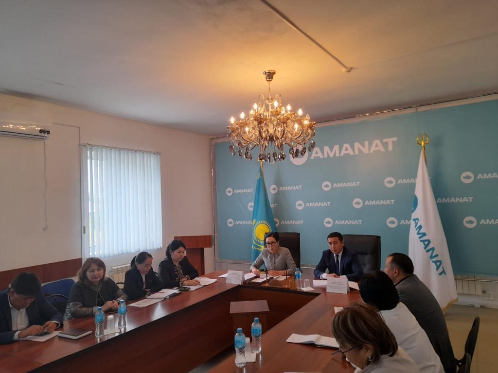 A meeting was held in order to implement the tasks announced in the President's Address to the people of Kazakhstan and to provide social assistance