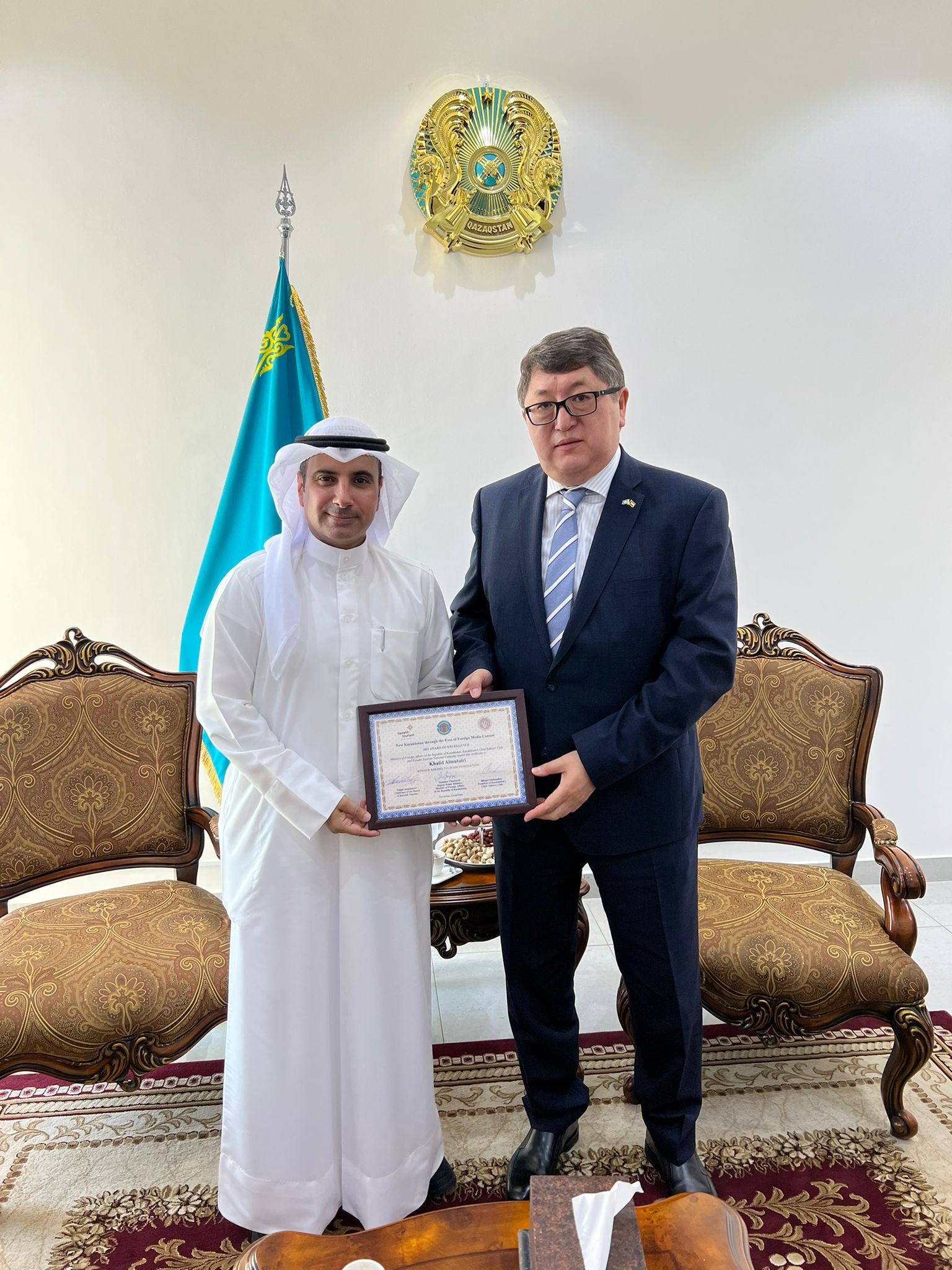 Ambassador's meeting with Kuwaiti travel blogger Khalid al-Mutairi