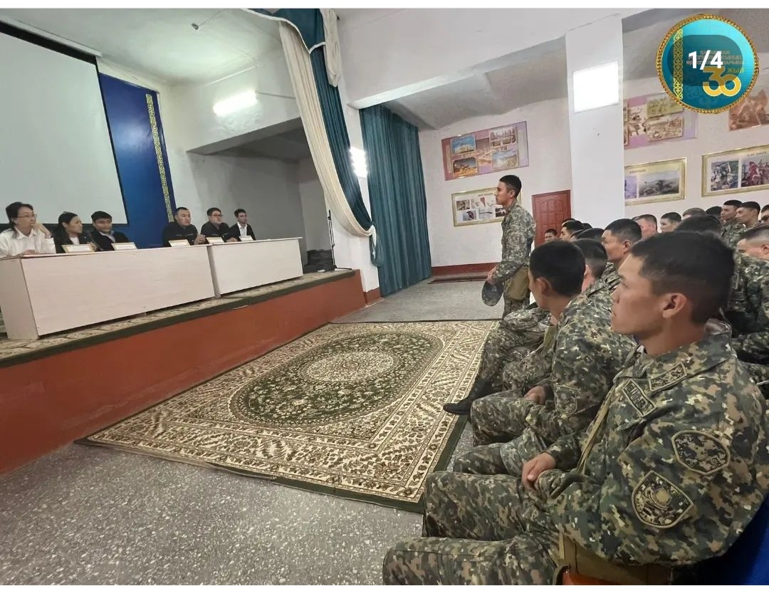 Департаментом совместно с юридическим сообществом оказана правовая помощь военнослужащим срочной службы РГУ «Воинская часть 6655 Национальной гвардии Республики Казахстан».
