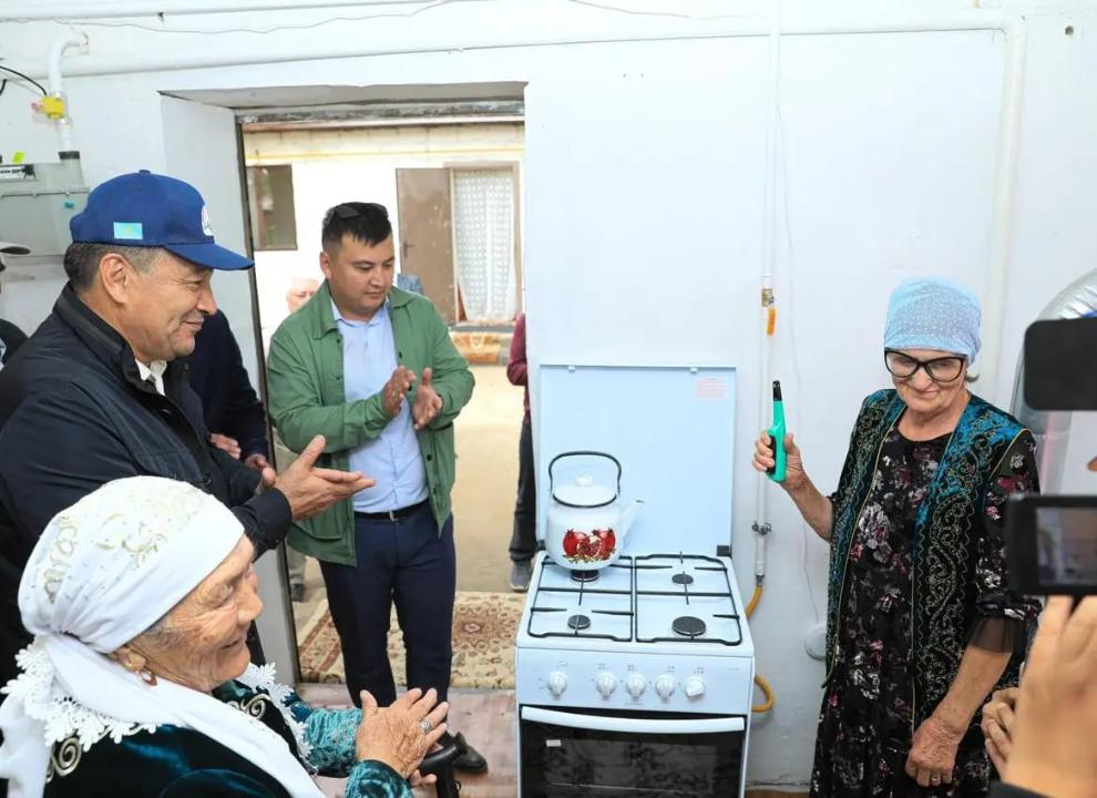 Сегодня аким области Ералы Тугжанов посетил Алгинский район