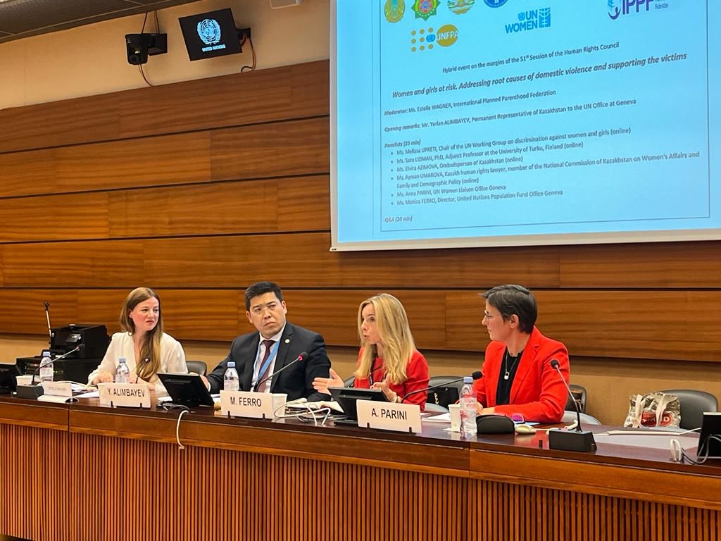 Issues of combating domestic violence against women and girls discussed in Geneva