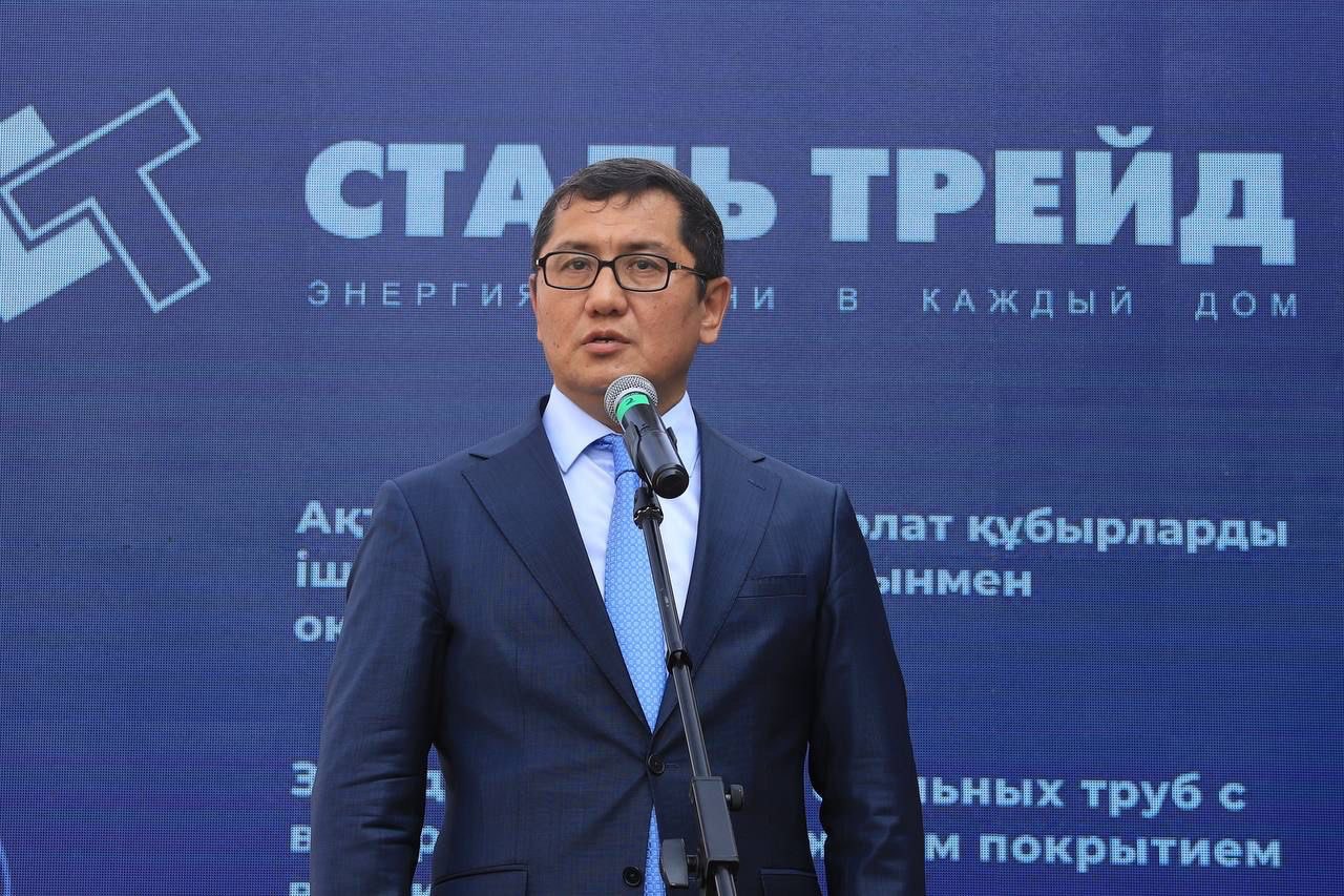 В Мангистау запустили новый цех по изоляции стальных труб «Сталь-Трейд»