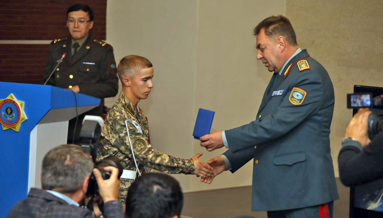 Солдат срочной службы Вооруженных сил получил  государственную награду