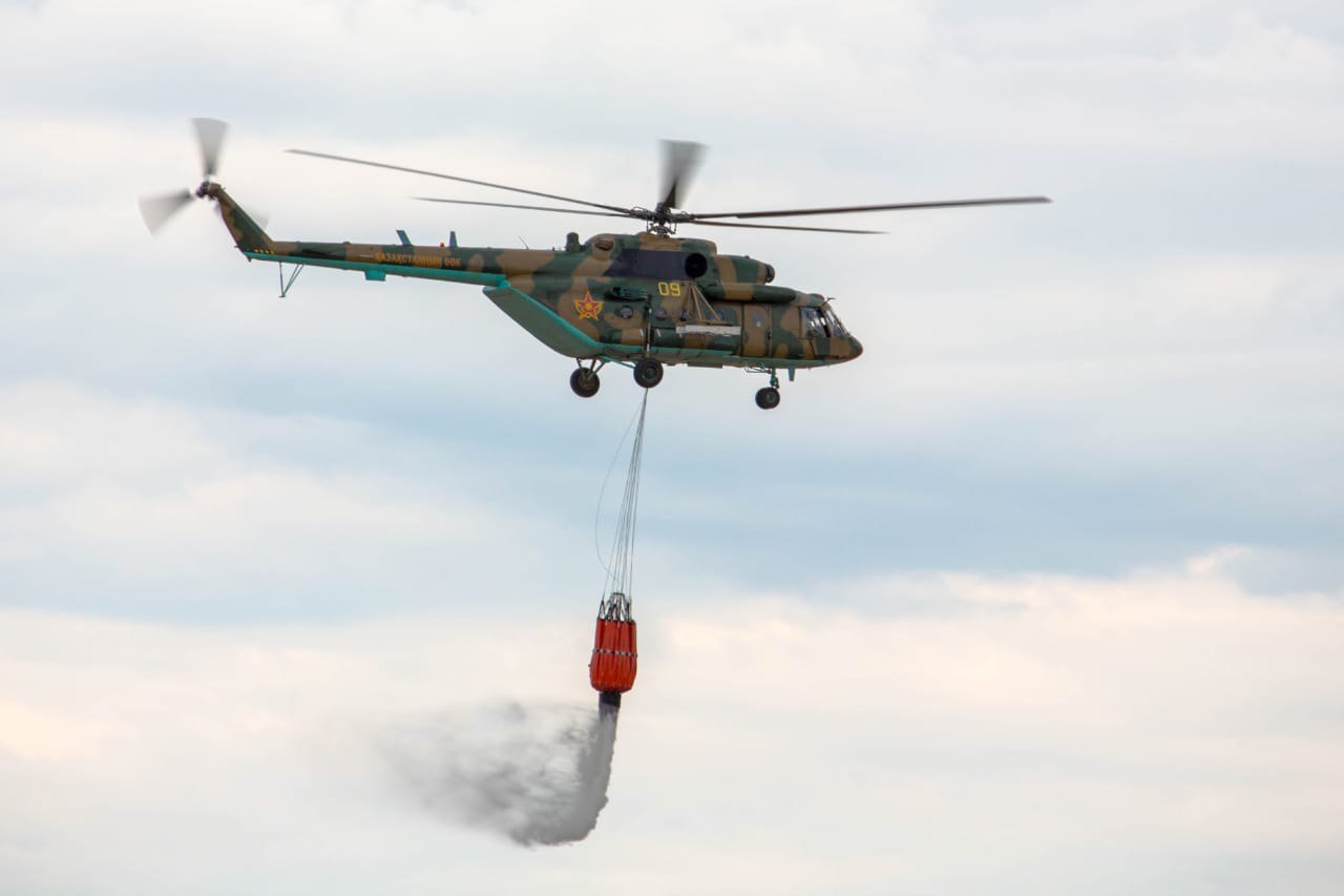 Қазақстанның Қарулы күштері Қостанай облысындағы өртті сөндіруге жұмылдырылды