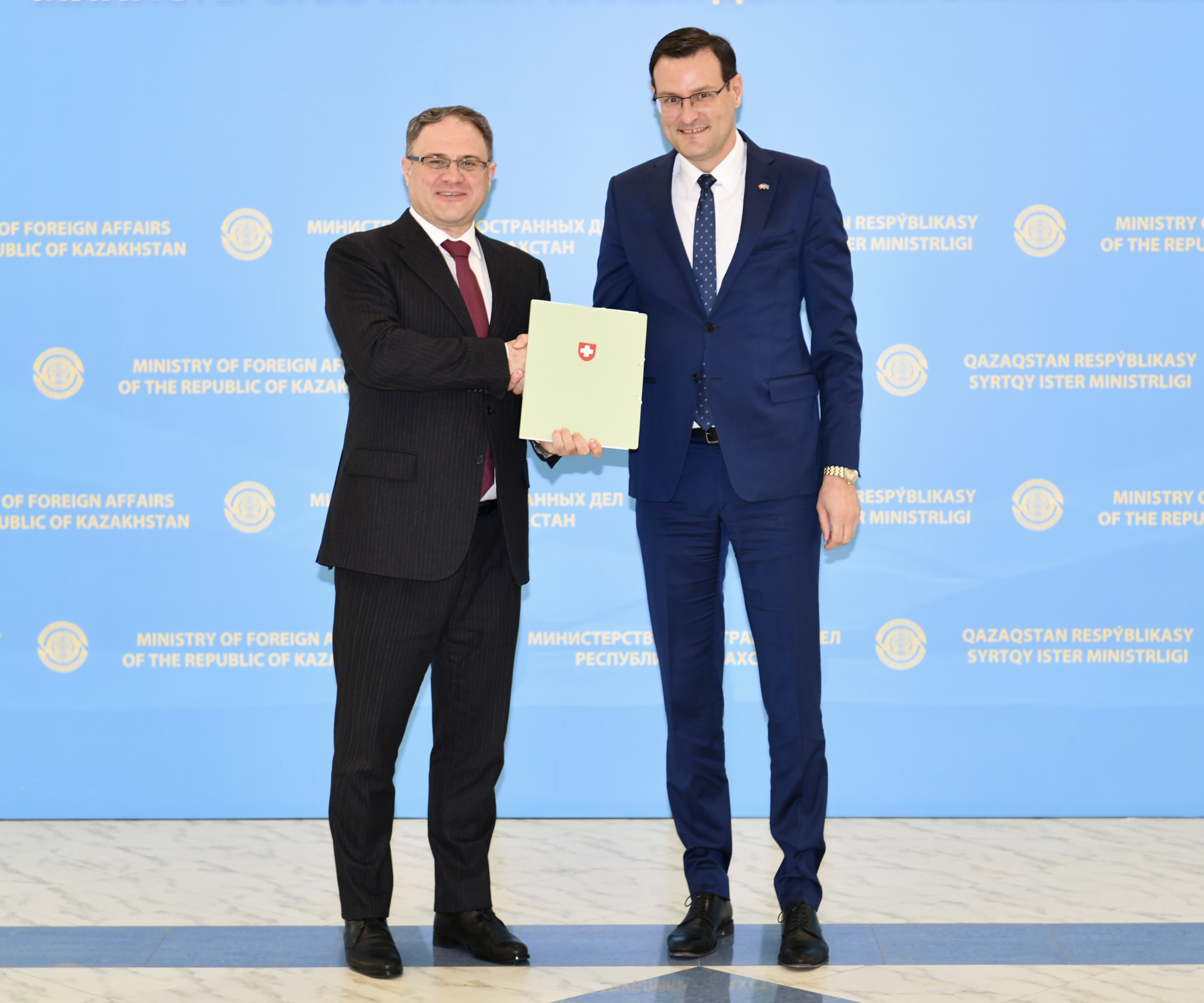Вступили в силу два межправительственных соглашения между Казахстаном и Швейцарией