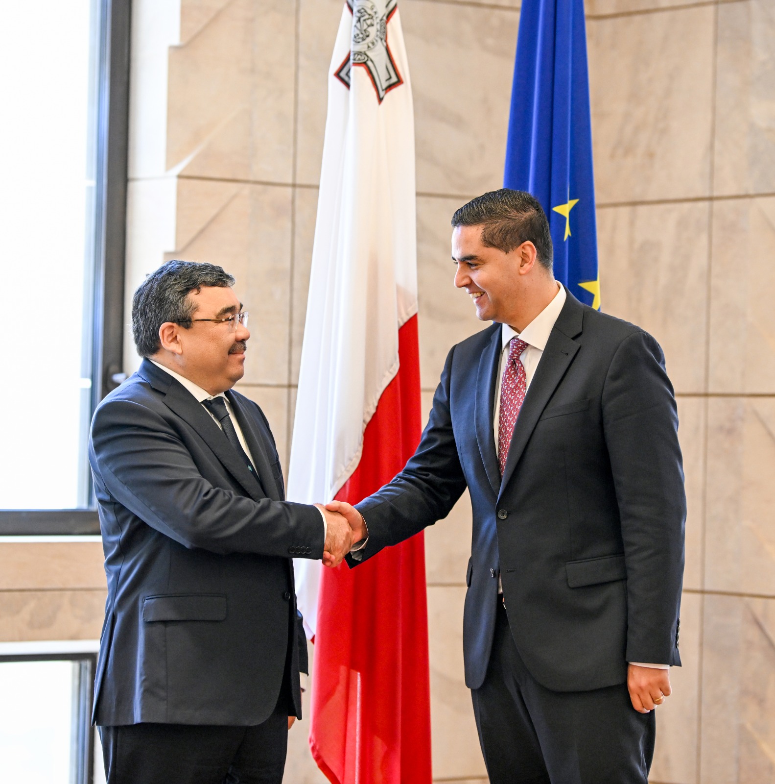 L’Ambasciatore del Kazakhstan Yerbolat Sembayev in visita di lavoro a Malta