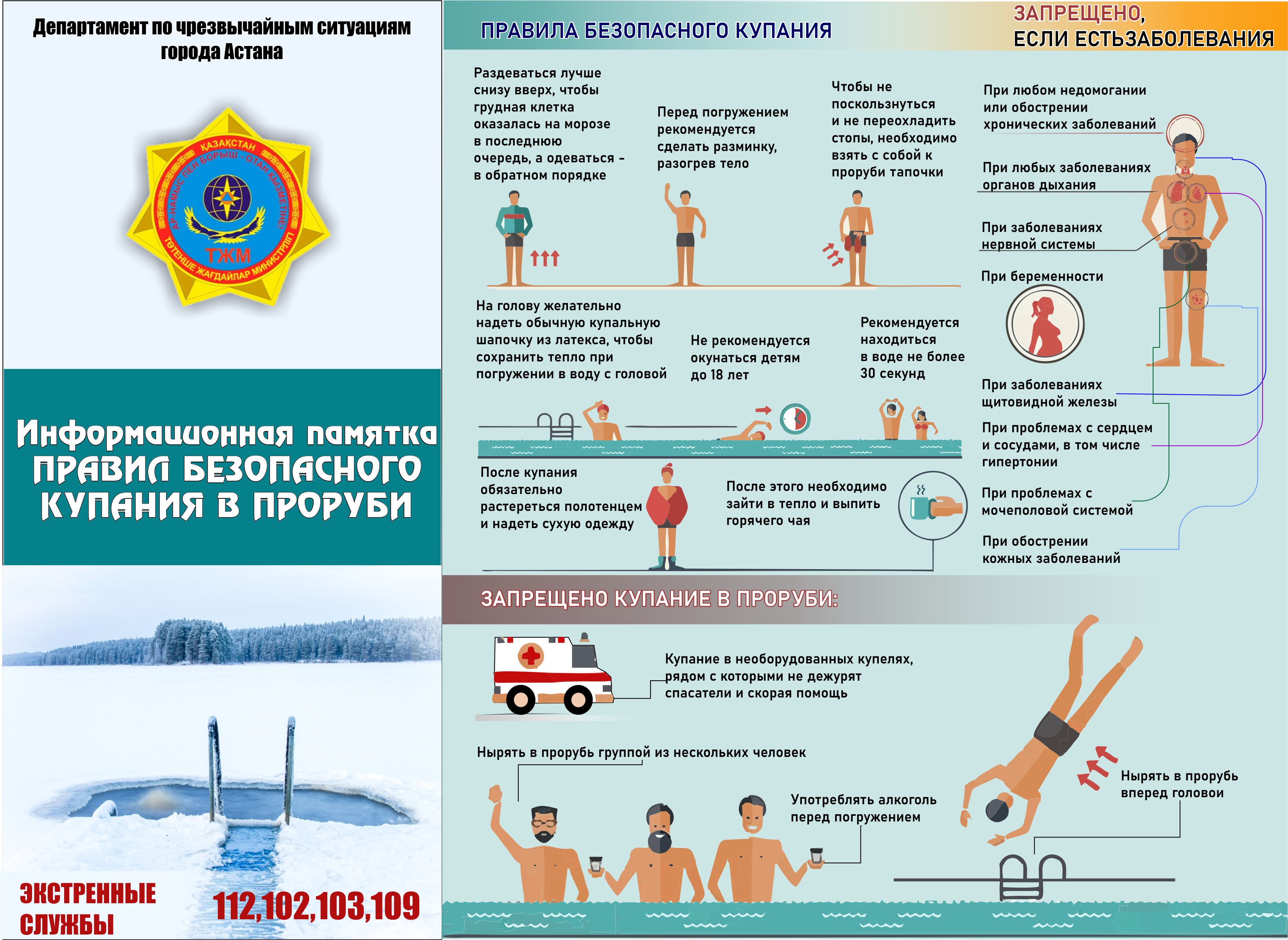 Места проведения крещенских купаний определили в Астане