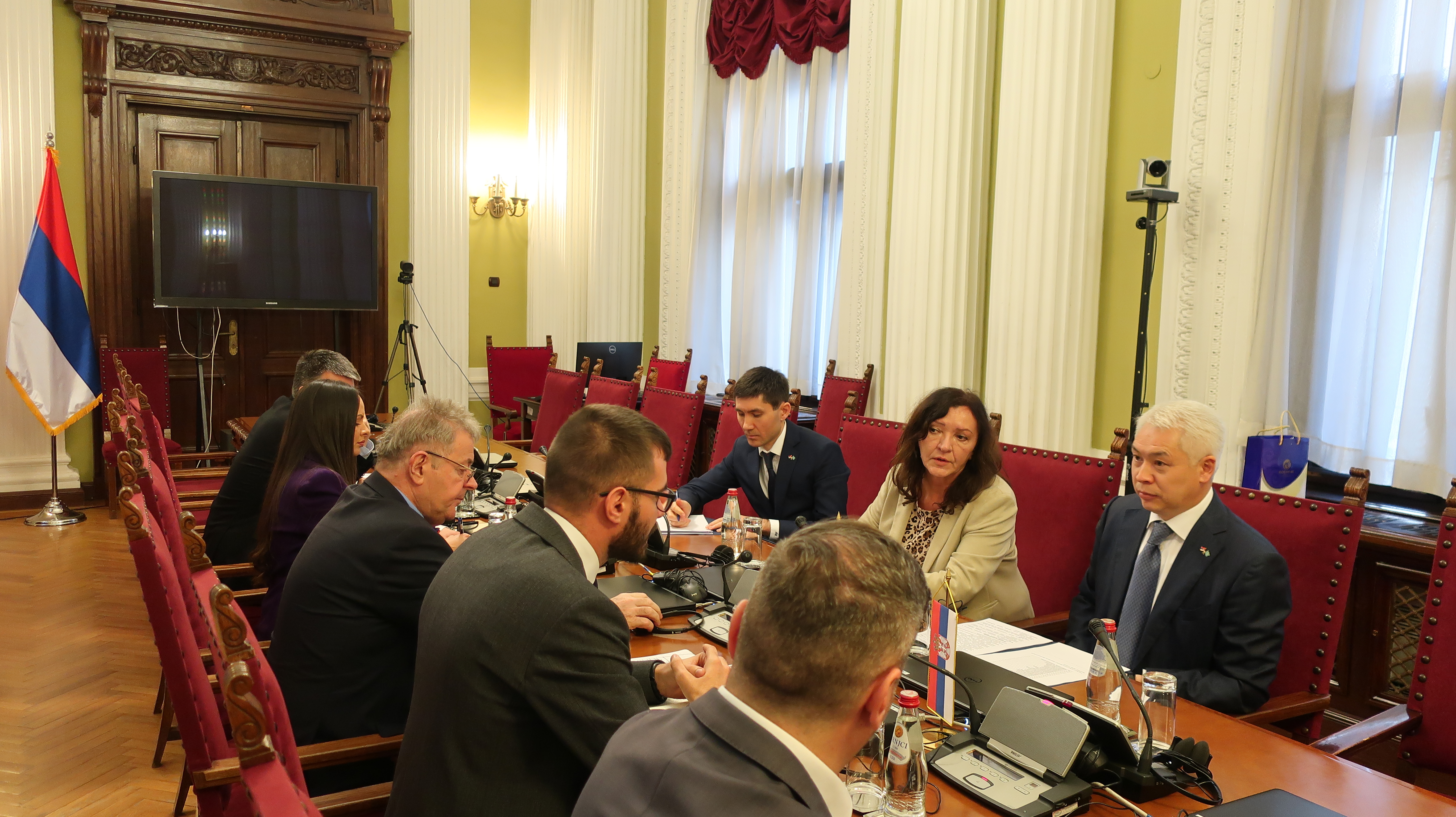 В Народной скупщине Сербии обсудили потенциал всестороннего сотрудничества с Казахстаном