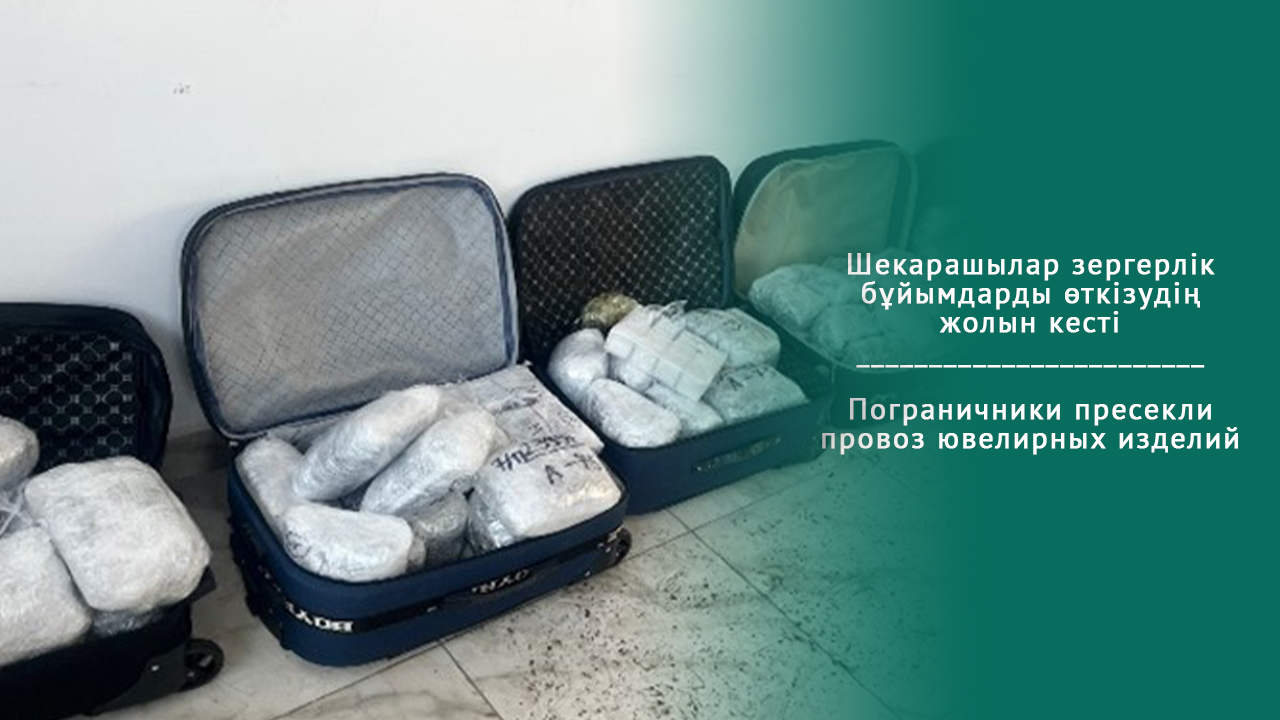 Пограничники пресекли провоз ювелирных изделий