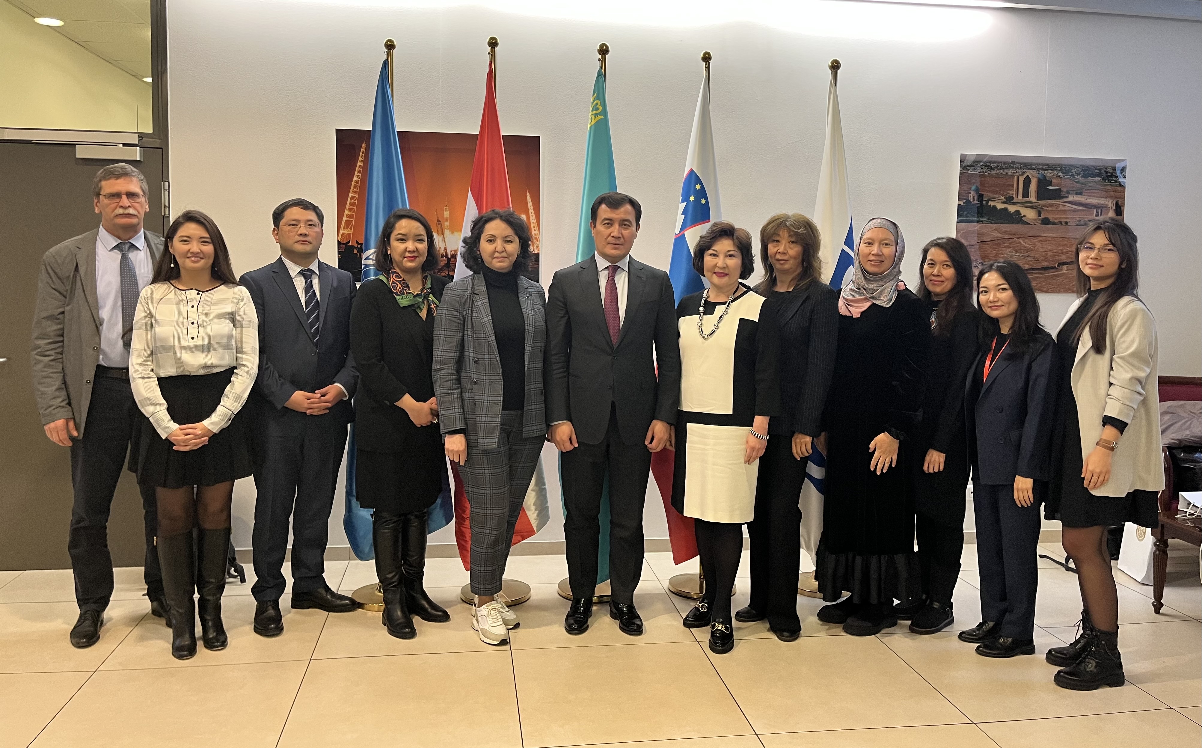 The Kazakh Permanent Representative met with the representatives of the Vienna-based international organizations