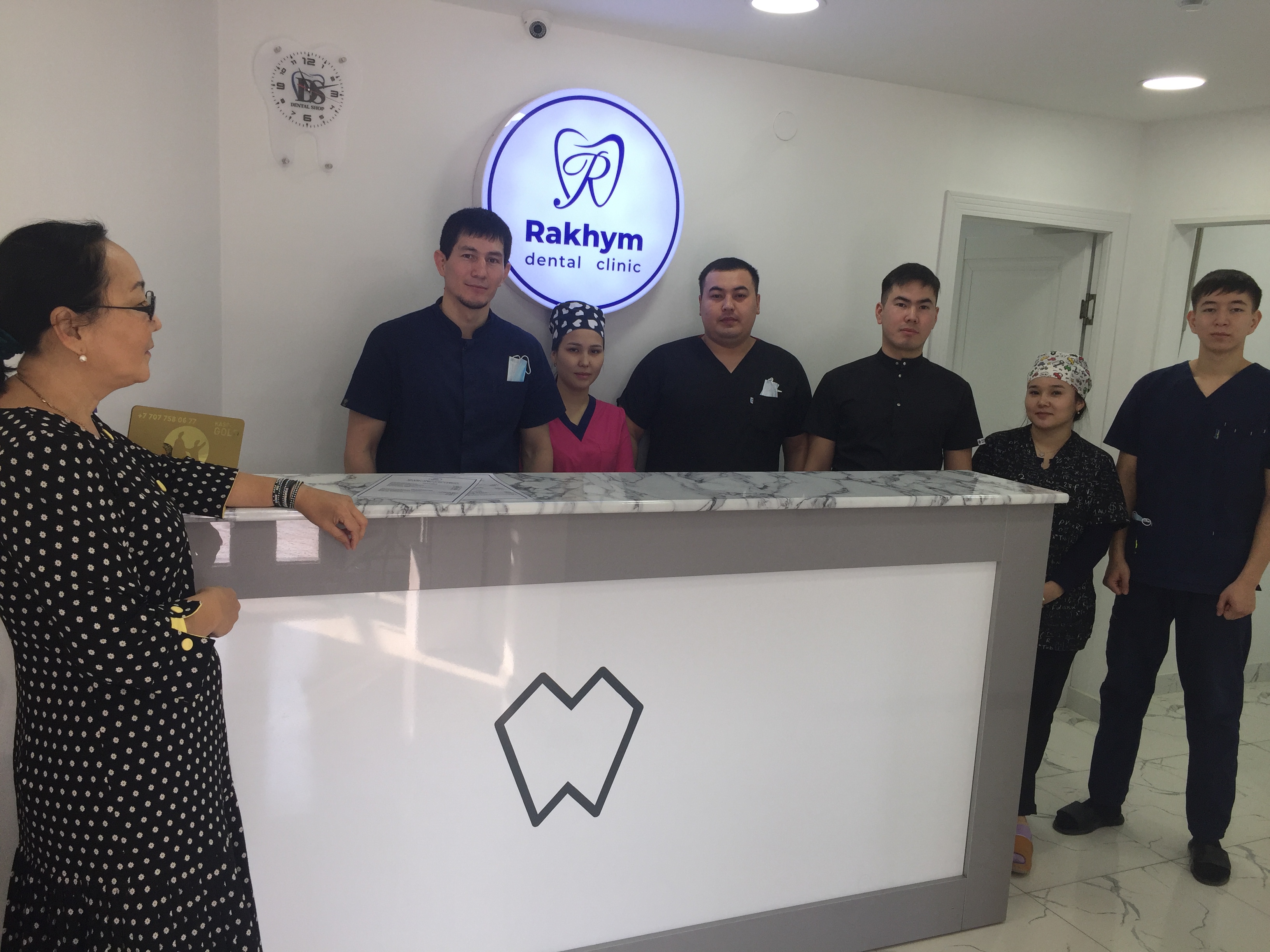 Проведена информационно-разъяснительная работа среди с работников клиники  «Rakhym dental clinik»