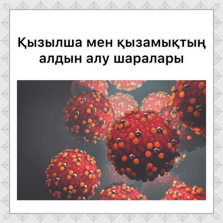 Қызылша мен қызамықтың алдын алу шаралары