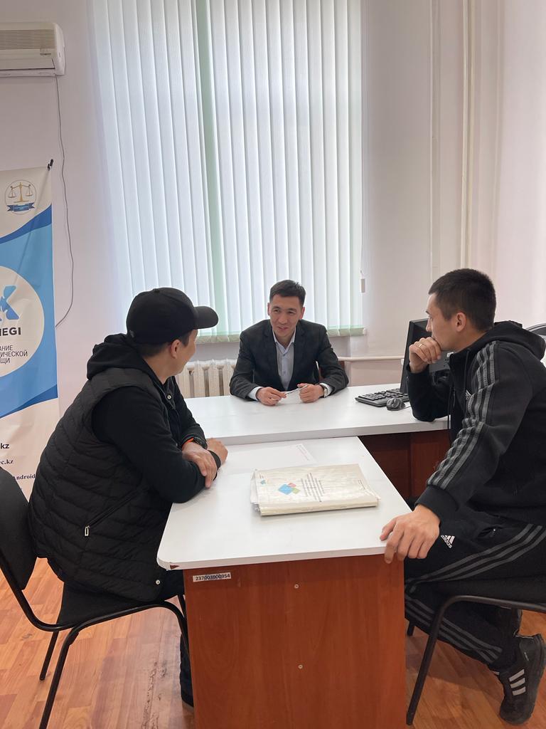 Жеке кәсіпкерге құқықтық кеңес берілді