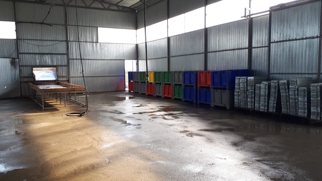 В Курмангазинском районе начато строительство нового рыбоперерабатывающего цеха