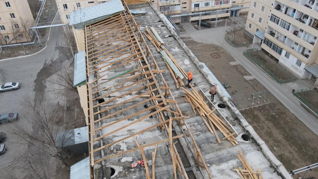 В Сарысуском и Таласском районах восстановительные работы идут полным ходом