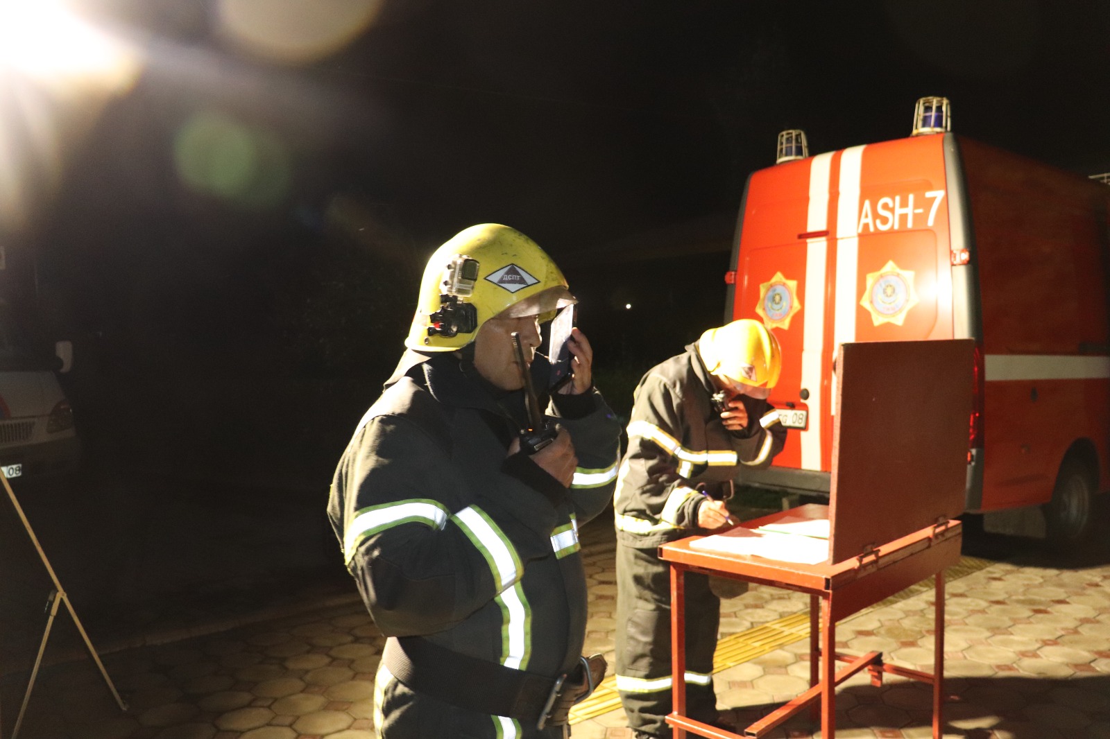 Учение в ночное время прошло в Таразе