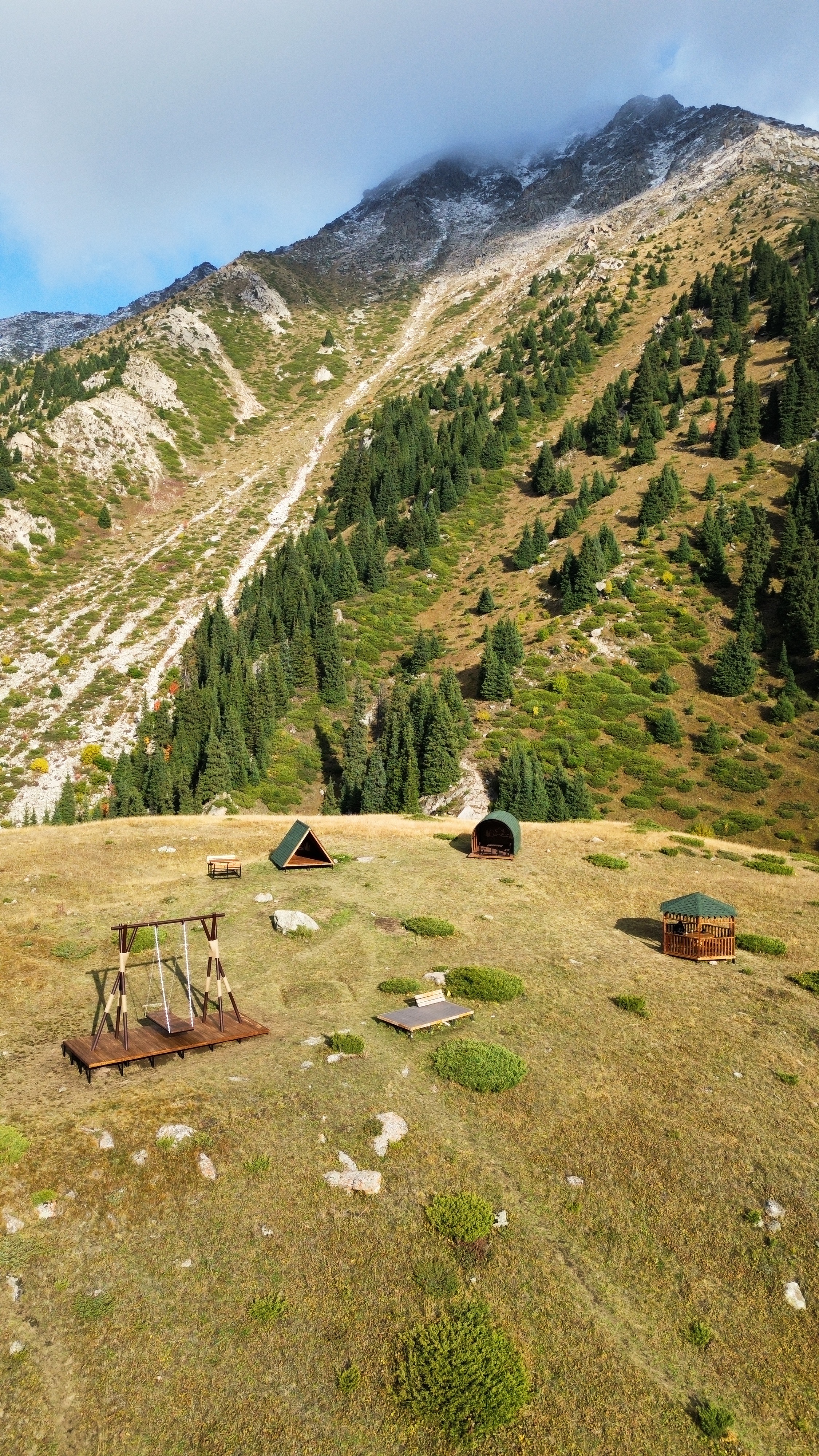 A new camping zone has been opened in Almaty