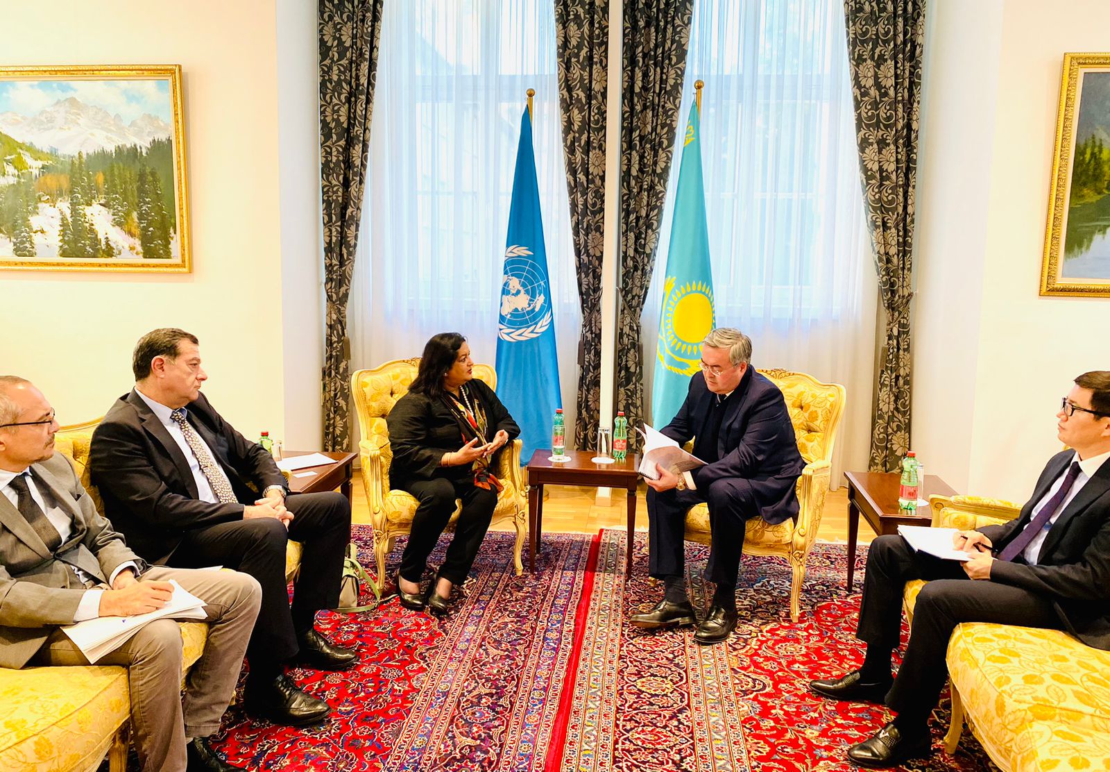 Қазақстанның Тұрақты өкілі БҰҰ Есірткі және қылмыс жөніндегі басқармасының Орталық Азиядағы өңірлік өкілімен кездесті
